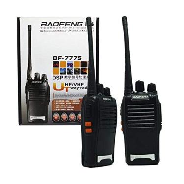 Imagem de Kit 2 Rádio Comunicador Walk Talk HT UHF 16 Canais Baofeng