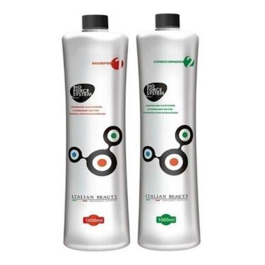 Imagem de Kit Tratamento Capilar Shampoo E Condicionador 2000 Ml Liss - Italian