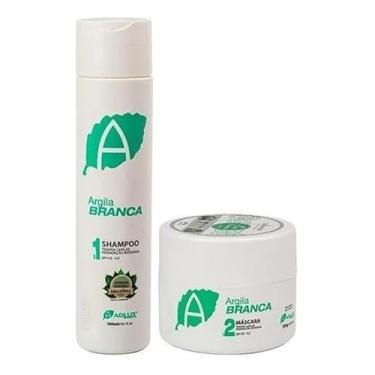 Imagem de Kit Argila Branca Manutenção Terapia Capilar Intensiva