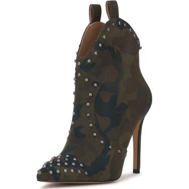 Imagem de Jessica Simpson Pixillez 3 Botas femininas de cano curto, Combo verde, 6