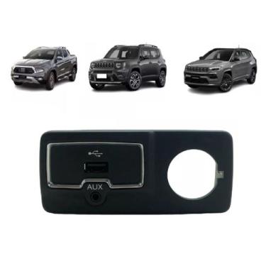 Imagem de Tomada Usb Auxiliar Jeep Compass Renegade Fiat Toro - Mopar