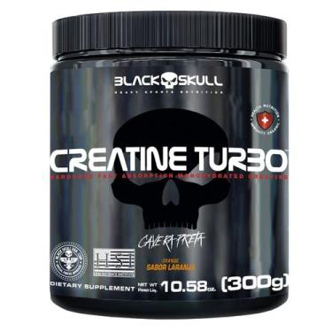 Imagem de Creatina Turbo 300g - Black Skull, 01 Unidade, Laranja, 300g