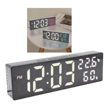 Imagem de Relógio Led Digital De Mesa Calendário Temperatura Espelhado - New, Me