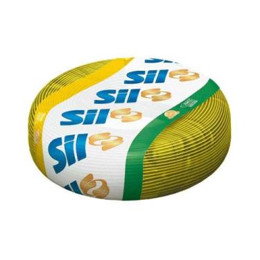 Imagem de Cabo Flexível Sil 2.5mm Rolo 100mts Amarelo - FIO E CABOS ELETRICOS