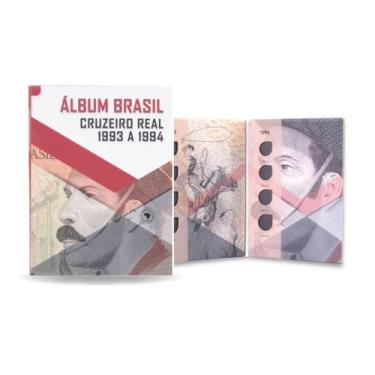 Imagem de Álbum Brasil Cruzeiro Real 1993 a 1994 - Numismática Coan