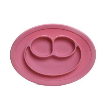 Imagem de Pratinho De Silicone Papinha Bebe Rosa - Turma Do Guara 1006 - Turminh