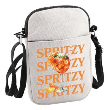 Imagem de JNIAP Aperol Spritz Gift Campari Aperol Spritz Bolsa tiracolo para ela Aperol Spritz Bachelorette Gift, Bolsa C Spritzy
