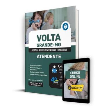 Imagem de Apostila Prefeitura de Volta Grande - MG 2024 - Atendente - Editora So