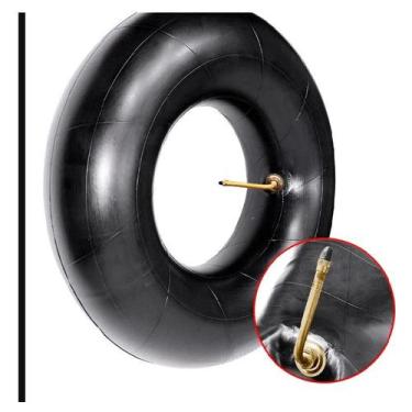 Imagem de Câmara De Ar 700-12 Aro 12 Bico Metal Tr75a Emplhaeira - FLEXEN