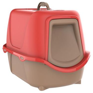 Imagem de Caixa de Areia Fechado Sanitario Plast Pet Wc Cat New Gold - PlastPet,