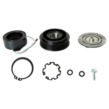 Imagem de yeedaky Kit de embreagem de compressor de ar A/C 1630 A/C conjunto de embreagem para Honda Civic 4 CYL 1,7L compressor de ar condicionado reposição peças automotivas OEM #4985, 4914, 3654, 3657