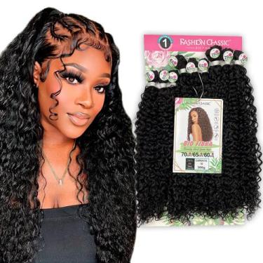 Imagem de Cabelo Cacheado Bio Fibra Carnaval 75cm 300g Fashion Classic - Fashion