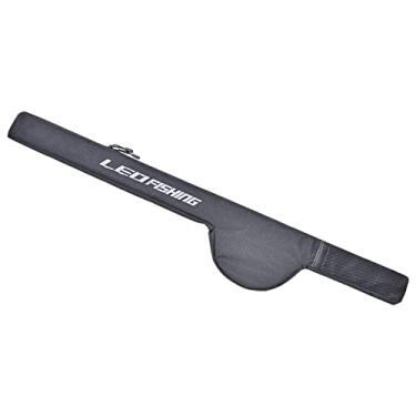 Imagem de de de pesca dobrável estojo de tubo de de pesca transportadora capa protetora estojo de de pesca portátil para pesca ao ar, 106x7cm