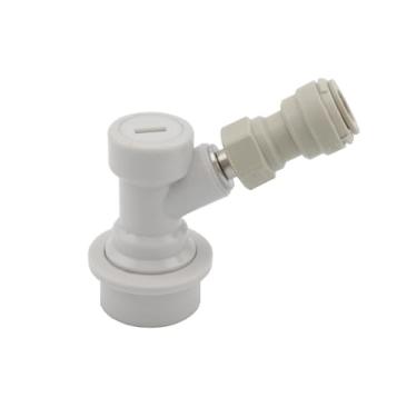 Imagem de Fabricação caseira de cerveja Ball Lock Disconnect Set,Home brew Beer Dispenser Corny Cornelius Keg Connector with FFL 3/8" 5/16" push-fit and Swivel Nuts Acessórios para vinho(Liquid 9.5mm fit)