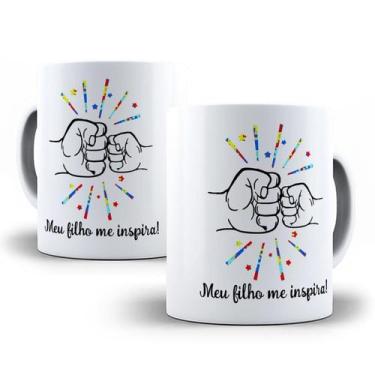 Imagem de Kit Presente Pai de Autista com Caneca e Chaveiro - Reidopendrive