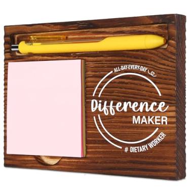 Imagem de Presentes de agradecimento para nutricionistas, reconhecimento do mês da nutrição para equipes de serviço de nutricionistas, chefes de hospital e criador de diferenças de cuidados, suporte de bloco de