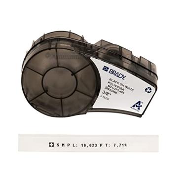Imagem de Brady Autêntica (M21-375-461) Etiqueta resistente a temperaturas extremas para etiquetagem de rastreamento de laboratório, equipamentos e ativos, preto sobre branco - para impressoras M210, M210-LAB,