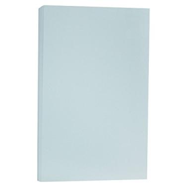 Imagem de Cartolina JAM Paper Vellum Bristol – 68 lb – 50/pacote, Azul, 8.5" x 14"
