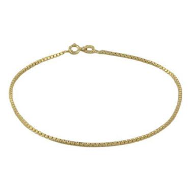 Imagem de Pulseira Feminina Veneziana Ouro 18k 750 1.2 20 Cm Garantia - JOIE JOI