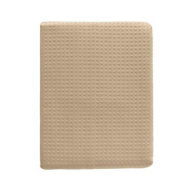 Imagem de Colcha Solteiro 100 Algodão Piquet Favo Hotel Gênova Teka, Bege