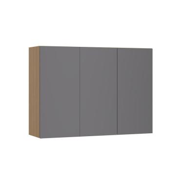 Imagem de Armário Aéreo 120cm 3 Portas Slim Luciane Móveis