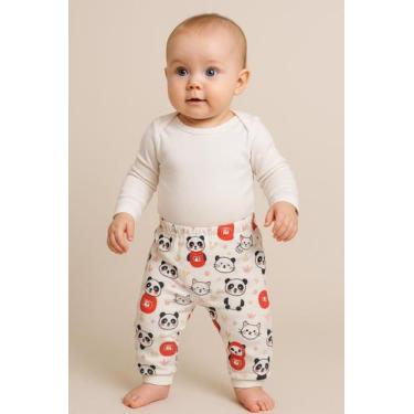 Imagem de Moletom Kit Com 3 Mijão Sem Pé Roupas Bebê Inverno - Batutinhas Baby, 