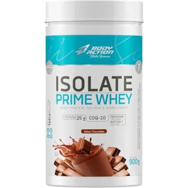 Imagem de Isolate Prime Whey 900g - Whey Isolado e Hidrolisado Pote Bodyaction (Pote 900g, Chocolate)