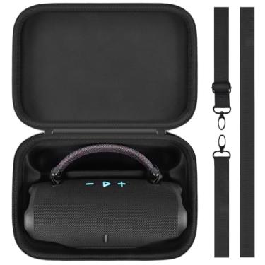 Imagem de COMECASE Capa para alto-falante compatível com JBL Charge 6/para alto-falantes Bluetooth Charge 5/4 à prova d'água. Bolsa de armazenamento de transporte com alça de ombro para carregador, cabo USB e