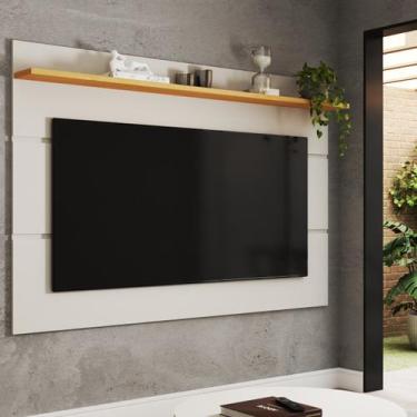 Imagem de Painel para TV Até 70 Polegadas Bristol 1 Prateleira Off White/Nature 