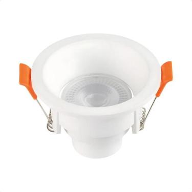 Imagem de Spot de Led Recuado Embutir Redondo 6W 6500k Branco Bivolt - Blumenau 