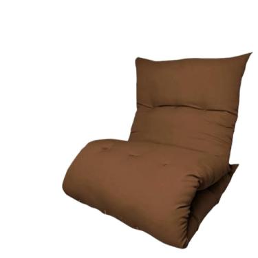 Imagem de Colchonetes para Soneca Dobrável Almofada Poltrona Portátil Solteiro Pallet Espreguiçadeira 170X60 CM(Marrom)