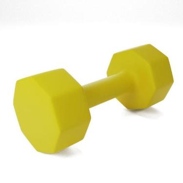 Imagem de Halter Octogonal de 2kg Material Cement Ps Kikos Fitness, 2 kg