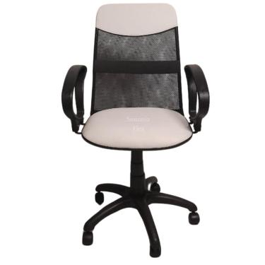 Imagem de Cadeira Diretor Tela Giratória Faixa E Braço Fixo Corano