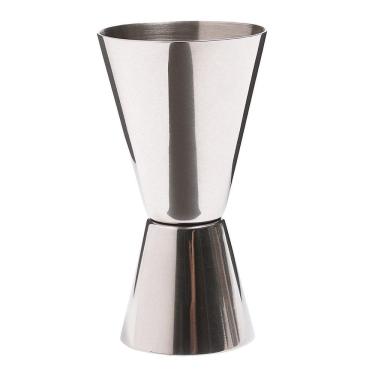Imagem de Copo dosador duplo inox 25/50ml bebidas drinks coquetéis