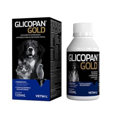 Imagem de Suplemento Vetnil Glicopan Gold Para Cães E Gatos Pets 125ml