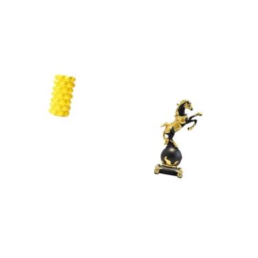 Imagem de Fenteer Vaso de Porcelana para Flores E Estatueta de Cavalo, Coleção de Estátuas Modernas, Enfeite de Mesa para Sala de Estar, Mesa Central E Decoração de Qua