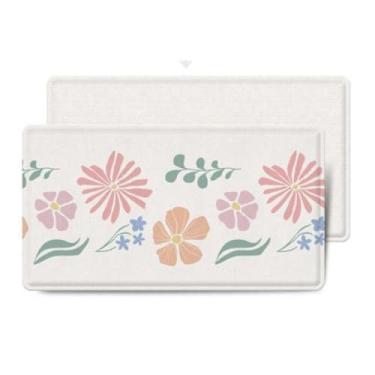 Imagem de Tapete Multiuso Dupla Face Parklon Asobang Prime PVC Floral Garden 100cm x 55cm x 2cm