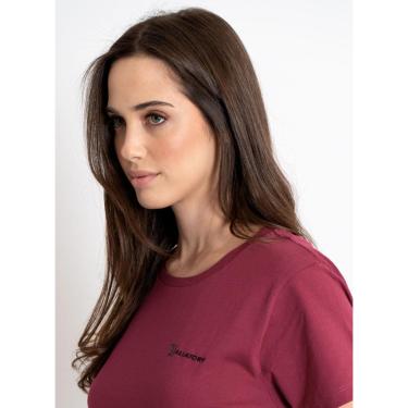 Imagem de Camiseta Feminina Aleatory Fine Bordô-Feminino