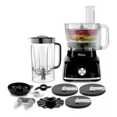 Imagem de Multiprocessador de Alimentos Philco PMP1600P 170w Preto 9 em 1 110v/1
