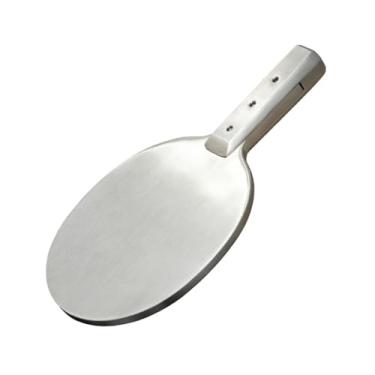 Imagem de UGPLM Raquete de Pingue-Pongue em aço Inoxidável, Raquete de Tênis de Mesa, Treinamento Físico, Portátil, Desenvolvimento de Habilidades, Peso Metálico,