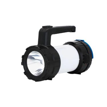 Imagem de Lanterna LED Recarregável USB/Solar 3W - Lâmpada Dupla, Power Bank, Ideal para Camping e Trilhas