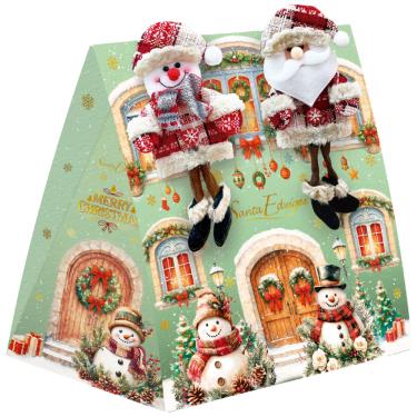Imagem de Cesta de Natal Christmas Dolls Sortido Santa Edwiges 1,1kg Lata Decorativa Edição Natalina