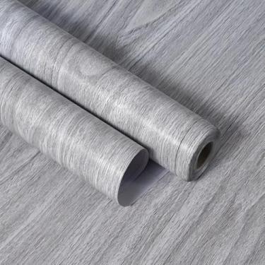 Imagem de Papel De Parede Adesivo Ripado Madeira 10 METROS x 45CM Adesivo Autocolante Conveniente E Eficiente Elegante E Prático(A41,15M)