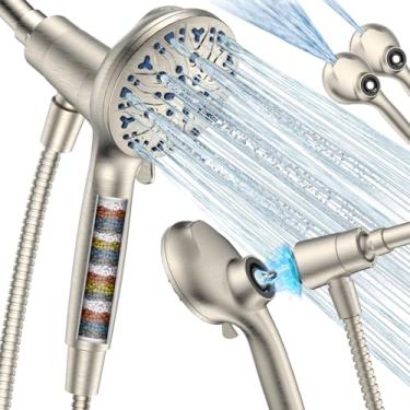 Imagem de DAKINGS Chuveiro portátil filtrado, ancoragem magnética embutida, níquel escovado