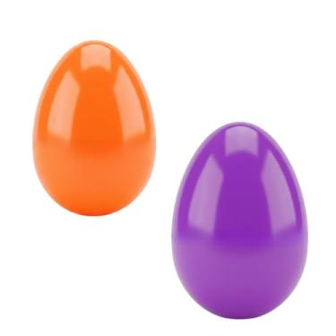 Imagem de Kit 2 Brinquedos Pet Bola Ovo Maluco Cães Funny Eggs Interativo Cachorro Médio Porte (1 COR LILÁS / 1 LARANJA)