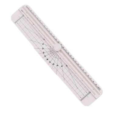 Imagem de Cortador de papel, cortador de papel guilhotina tamanho A4 com proteção de segurança automática para cupom, papel artesanal e fotos (cor: azul) (branco)