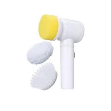 Imagem de Escova Eletrica de Limpeza 5 em 1 Sem Fio Limpador Multiuso Pratico Para Cozinha, Banheiro prático (rosa)