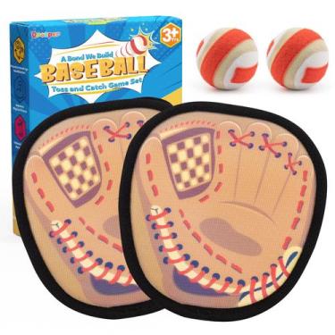 Imagem de Conjunto Toss and Catch Ball Wrooper Toddler Baseball Training - Qroop
