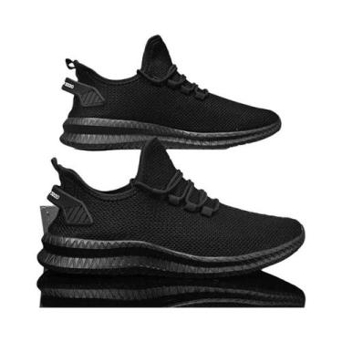 Imagem de Tênis Casuais Masculinos Antiderrapantes E Respiráveis Com Cadarço Par