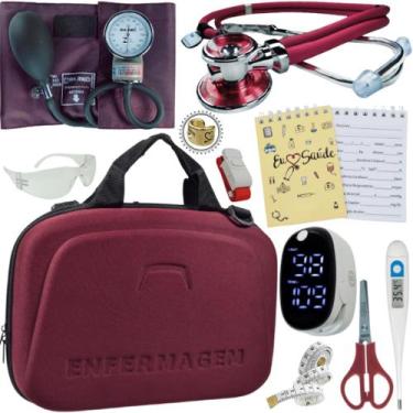 Imagem de Kit Enfermagem Super Luxo Maleta Exclusiva Completa - Love Saude, VINH